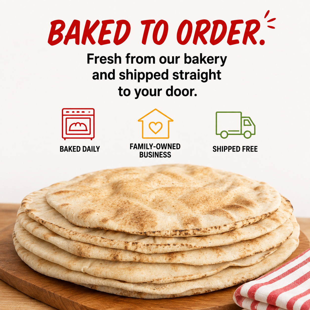 Cut Da Carb Original Thin Pita Bread 24-Pack