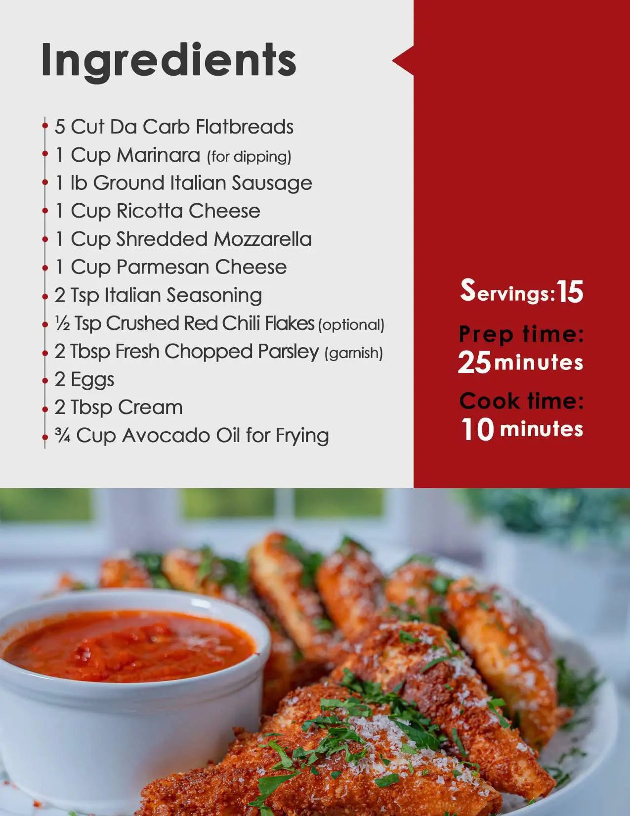 Cut Da Carb Digital Recipe Book