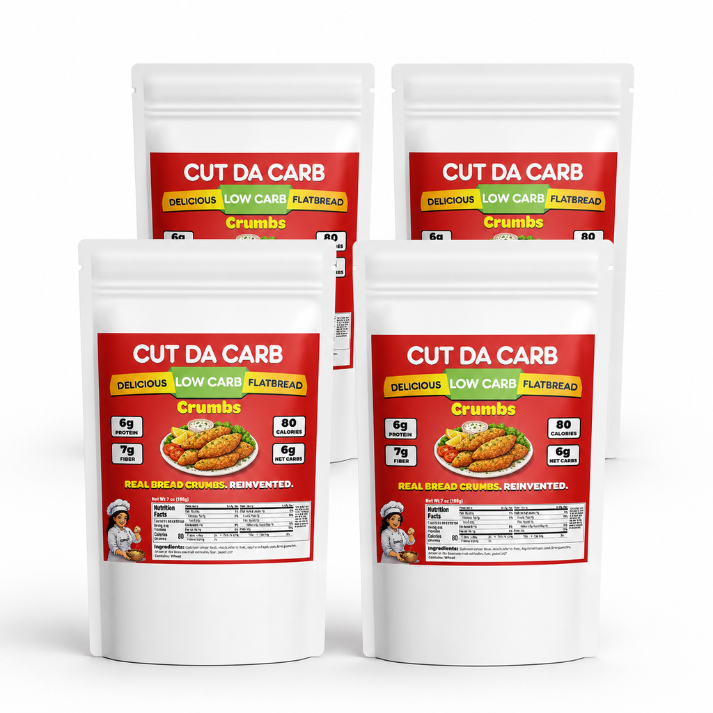 Cut Da Carb Flatbread Crumbs 4-Pack