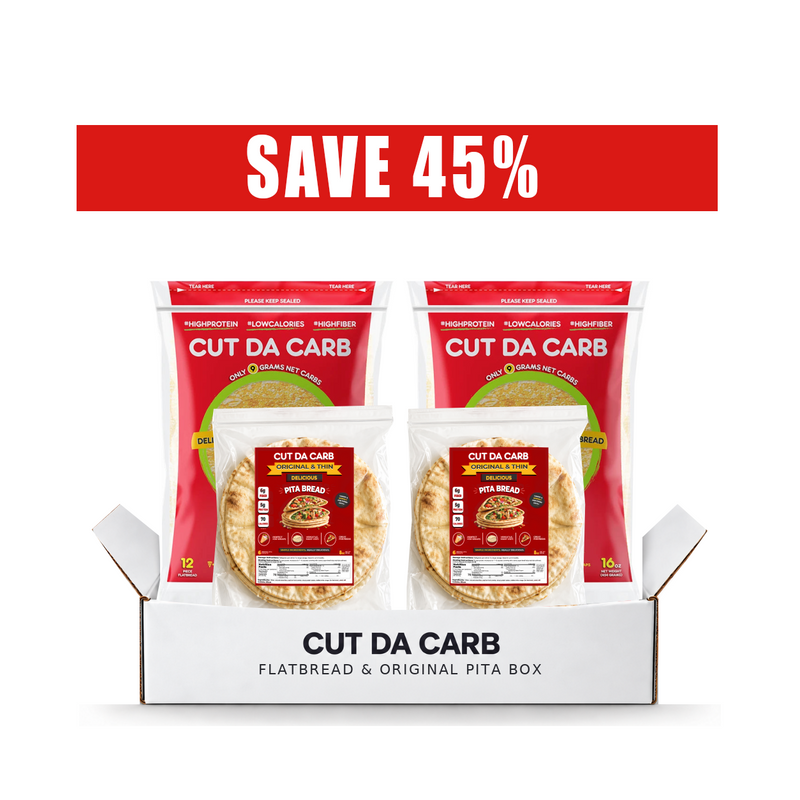 Cut Da Carb Low-Carb Flatbread & Original Pita Box. Save 45% compared with individual packs.